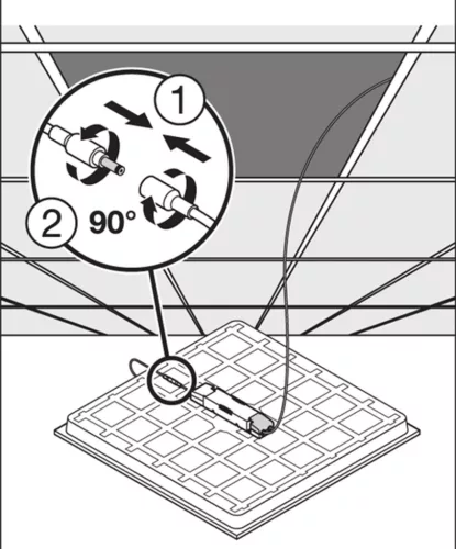 Süllyesztett LED panel 60x60cm 33W 4000K UGR<19 COMPACT LEDVANCE