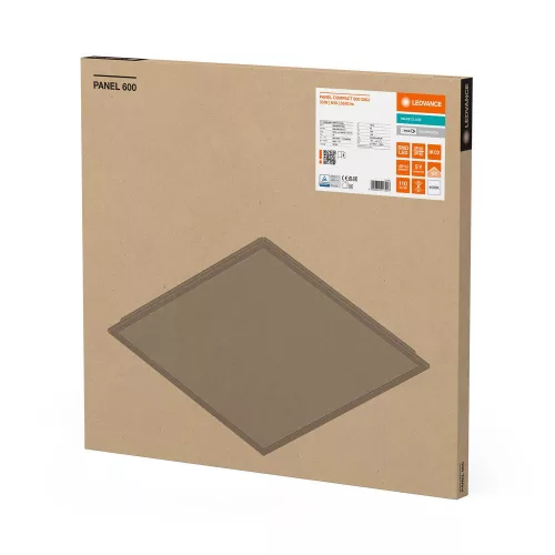 LED panel mennyezeti lámpatest 33W 3630lm 4000K Semleges, szabályozható fényerejű, felületre szerelhető, süllyesztett, fehér, 60x60cm, kompakt, Ledvance