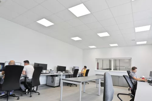 LED panel mennyezeti lámpatest 33W 3630lm 4000K Semleges, szabályozható fényerejű, felületre szerelhető, süllyesztett, fehér, 60x60cm, kompakt, Ledvance