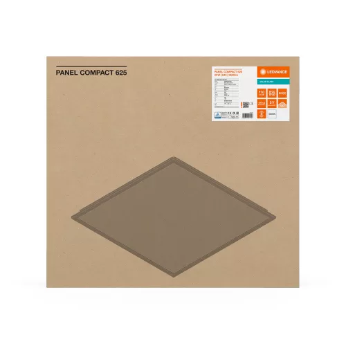 LED panel mennyezeti lámpatest 33W 3630lm 4000K semleges fehér 62x62cm Compact Ledvance
