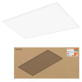   LED Panel Irodai Mennyezeti Lámpa 53W 5830lm 4000K Semleges, Szabályozható Felületre Szerelt Süllyesztett Fehér 120x60cm UGR19 Compact Ledvance