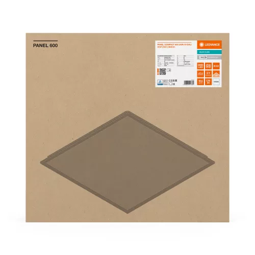 LED Panel Irodai Mennyezeti Lámpa 35W 3640lm 4000K Semleges, Szabályozható Felületre Szerelt Süllyesztett Fehér 60x60cm UGR19 Compact Ledvance