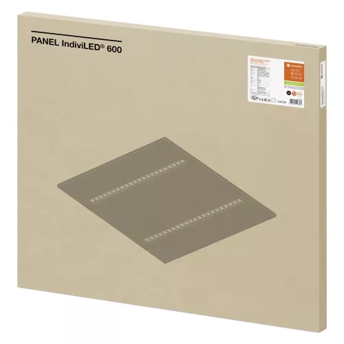 LED Panel Irodai Mennyezeti Lámpa 33W 4000lm 4000K Semleges, Szabályozható Süllyesztett Felületre Szerelt Fehér 60x60cm UGR16 IndiviLED® Ledvance