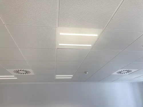 LED Panel Irodai Mennyezeti Lámpa 33W 4000lm 4000K Semleges, Szabályozható Süllyesztett Felületre Szerelt Fehér 60x60cm UGR16 IndiviLED® Ledvance