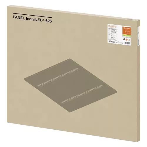 LED Panel Irodai Mennyezeti Lámpa 33W 4000lm 4000K Semleges, Szabályozható Süllyesztett Felületre Szerelt Fehér 62x62cm UGR16 IndiviLED® Ledvance