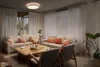 LED mennyezeti lámpa szabályozható dekoratív 36W 3000K kerek fa LEDVANCE