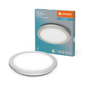   LED mennyezeti lámpa fürdőszobai lámpa kör mennyezeti lámpatest 22W IP44 CCT 3000K-4000K Chrome LEDVANCE