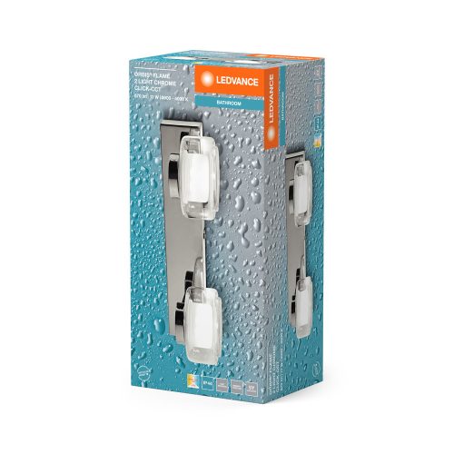 Fürdőszoba LED falikar Spot fali lámpa IP44 11W CCT 3000K-4000K Chrome LEDVANCE