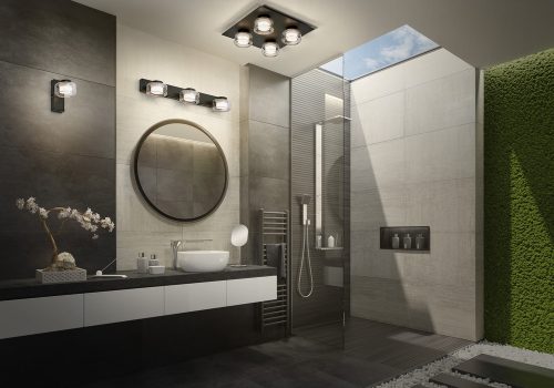 Fürdőszoba LED Falikar Spot fali lámpa IP44 16.5W CCT 3000K-4000K Fekete LEDVANCE