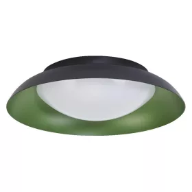   Fürdőszobai mennyezeti lámpa, felületre szerelhető, 19W, 1000lm, 3000K, meleg, fekete, zöld, IP20, szabályozható fényerővel, Obris Ledvance