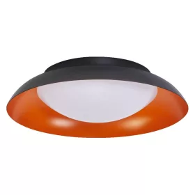   Fürdőszobai mennyezeti lámpa, felületre szerelhető, 19W, 1000lm, 3000K, meleg, fekete, sárga, IP20, szabályozható fényerővel, Obris Ledvance