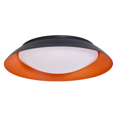 Mennyezeti LED lámpa dekoratív fényerő szabályozható fekete sárga 45W 3000K meleg LEDVANCE