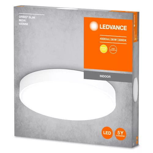 LED lámpa mennyezeti lámpatest 48cm mennyezeti lámpa fehér 36W 3000K meleg LEDVANCE