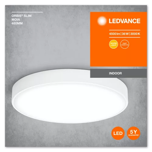 Mennyezeti lámpa LED mennyezeti lámpatest 24W 40cm CCT 2700K-6500K fehér LEDVANCE
