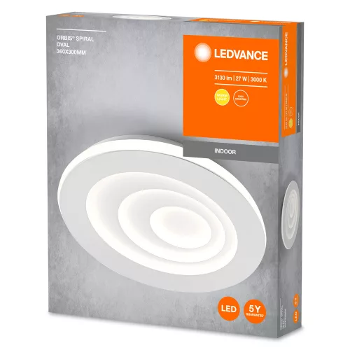 Mennyezeti lámpa LED mennyezeti lámpatest 27W 36cm dekoratív kerek fehér LEDVANCE