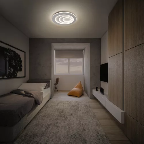 Mennyezeti lámpa LED mennyezeti lámpatest 37W 48,5cm dekoratív kerek fehér LEDVANCE