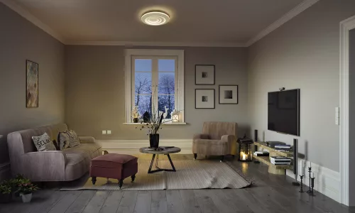 Mennyezeti lámpa LED mennyezeti lámpatest 42W 50.5cm 2400lm Kerek Dekoratív Fehér LEDVANCE