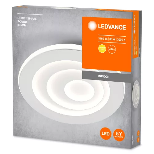 Mennyezeti lámpa LED mennyezeti lámpatest 38W 36,5cm dekoratív kerek fehér LEDVANCE