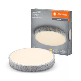   LED mennyezeti lámpa mennyezeti lámpatest, szabályozható 24W 39cm szürke homokfúvott kő LEDVANCE