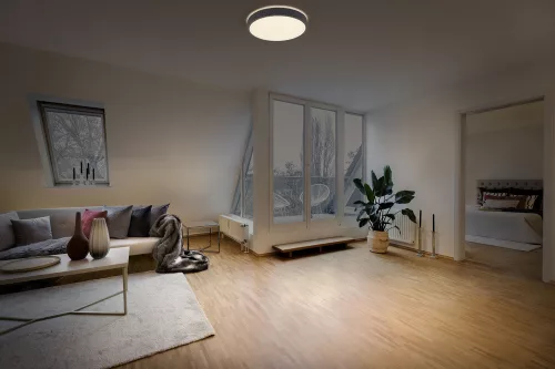 Mennyezeti lámpa LED mennyezeti lámpatest, szabályozható 36W 49cm fehér homokfúvott kő LEDVANCE