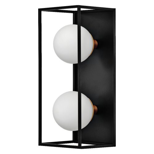 Fürdőszoba lámpa dekoratív díszlámpa 2xG9 IP44 fali fekete LEDVANCE