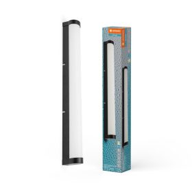   LED Fürdőszobai Lámpa Fali Világítás Tükör Felett Szabályozható 12W 1100lm CCT Fekete IP44 60cm Obris Ledvance