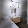LED Fürdőszobai Lámpa Fali Világítás Tükör Felett Szabályozható 12W 1100lm CCT Fekete IP44 60cm Obris Ledvance