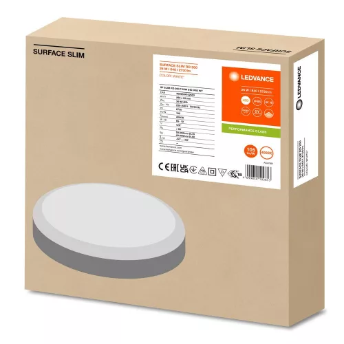 LED Mennyezeti Lámpa 26W 2730lm 4000K Semleges Fehér Felületre Szerelt 26cm Felületre Szerelt Ledvance