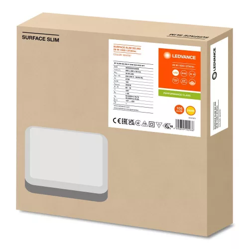 LED panel mennyezeti lámpatest 26W 2730lm 3000K meleg fehér felületre szerelhető Ledvance