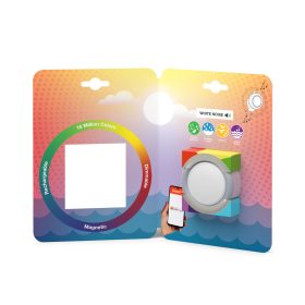   Hordozható LED lámpa, újratölthető, 0,5 W, 40 lm, szabályozható fényerejű, CCT, RGBW, kerek, ezüst, SMART+ Bluetooth, csavarható és rázható, Ledvance