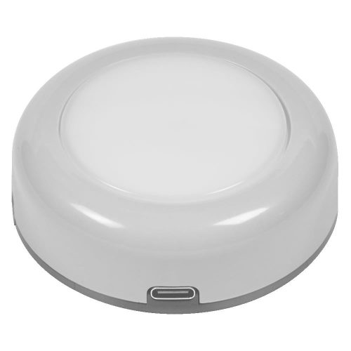 Hordozható LED lámpa, újratölthető, 0,5 W, 40 lm, szabályozható fényerejű, CCT, RGBW, kerek, ezüst, SMART+ Bluetooth, csavarható és rázható, Ledvance