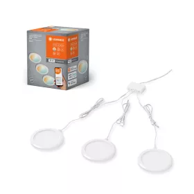   3x Okos Szekrény alatti Lámpatest 6.5W 210lm CCT 83mm Szabályozható Fehér SMART+ WiFi Szekrény alatti Kerek Ledvance