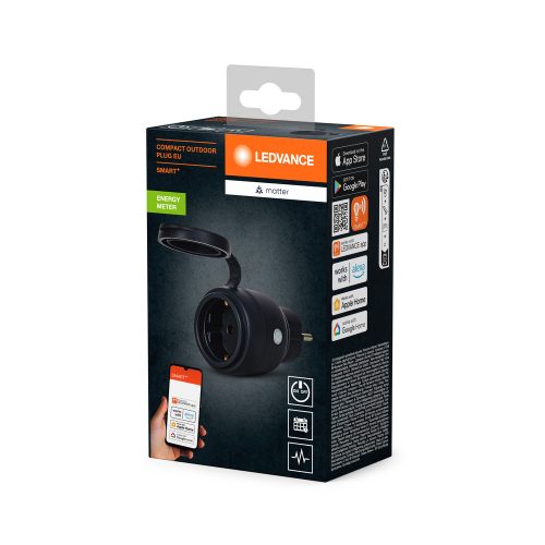 Okosaljzat EU csatlakozó 230V 16A SMART+ Matter WiFi csatlakozó Ledvance
