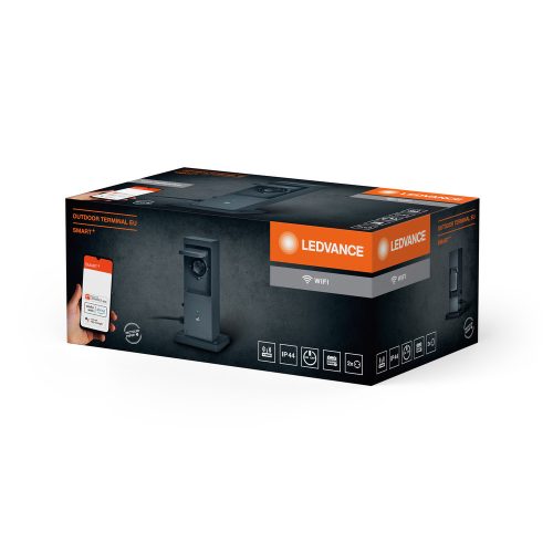 Külső csatlakozóaljzat-erősítő 2 intelligens EU aljzat W lm IP44 SMART+ WiFi terminál Ledvance