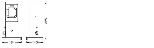 Külső csatlakozóaljzat-erősítő 2 intelligens EU aljzat W lm IP44 SMART+ WiFi terminál Ledvance