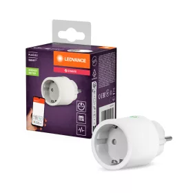   Okos EU konnektor 230V 10A fogyasztásmérő SMART+ ZigBee dugó Ledvance
