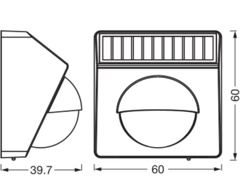 Mozgásérzékelő Kültéri Újratölthető USB-C Fényérzékelő IP65 Fehér Smart+ WiFi Ledvance
