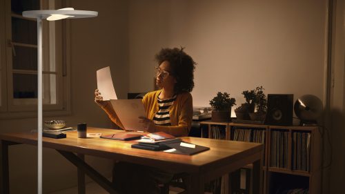 LED állólámpa, álló, 41 W, 2000 lm CCT, szabályozható fényerejű, fehér, SMART+ WiFi, Sun@Home, Ledvance