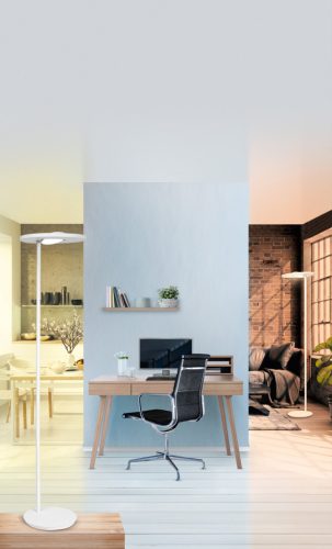 LED állólámpa, álló, 41 W, 2000 lm CCT, szabályozható fényerejű, fehér, SMART+ WiFi, Sun@Home, Ledvance