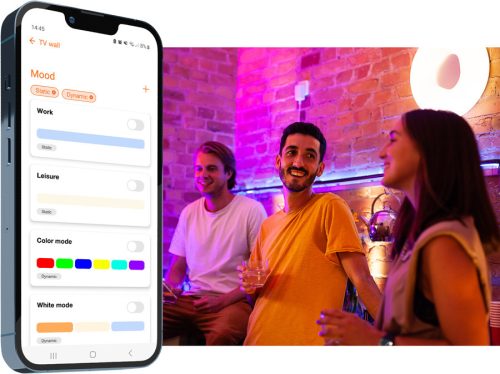 LED izzó E27 14W = 100W 1521lm RGBW CCT fényerőszabályozható SMART+ WiFi Globe Ledvance