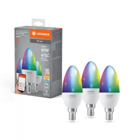   LED izzó E14 gyertya 4.9W = 40W 470lm CCT RGB szabályozható fényerejű SMART+ WiFi gyertya Ledvance