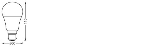 LED izzó B22 9W = 60W 806lm RGBW CCT szabályozható fényerejű SMART+ WiFi Classic Ledvance