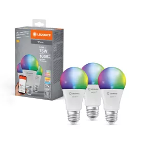   LED izzó E27 9,5 W = 75 W 1055 lm RGBW CCT Dimmelhető SMART+ WiFi Klasszikus Ledvance