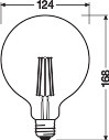 LED izzó E27 6W = 60W 806lm Szabályozható fényerejű SMART+ WiFi Filament Globe Ledvance
