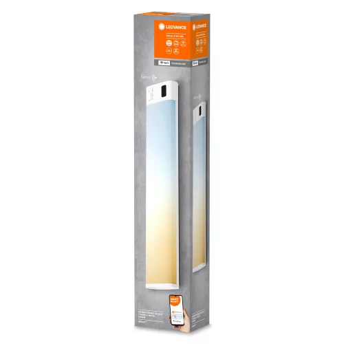 LED szekrénybe építhető lámpatest 9W 500lm CCT szabályozható fényerővel, mozgásérzékelővel, fehér, SMART+ WiFi szekrénybe építhető lámpa, Ledvance