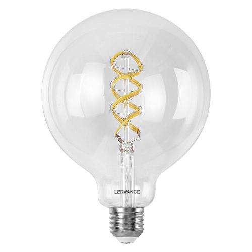 LED izzó E27 4.8W = 40W 470lm RGBW CCT szabályozható fényerejű SMART+ WiFi izzószálas gömb alakú Ledvance