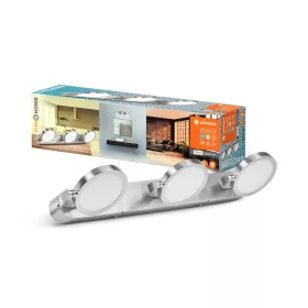   LED Fali Lámpa Mennyezeti Fali Lámpa Fürdőszobai Lámpa 20W 700lm CCT 45 cm IP44 Szabályozható Fényerő Ezüst SMART+ WiFi Sun@Home Ledvance
