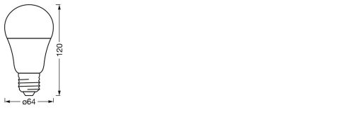 LED izzó E27 12W = 75W 1055lm CCT Szabályozható SMART+ WiFi Sun@Home Ledvance