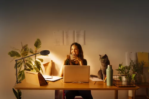 LED éjjeliszekrény lámpa, 15W, 450lm, CCT, szabályozható fényerejű, fekete, SMART+ WiFi, Sun@Home, Ledvance