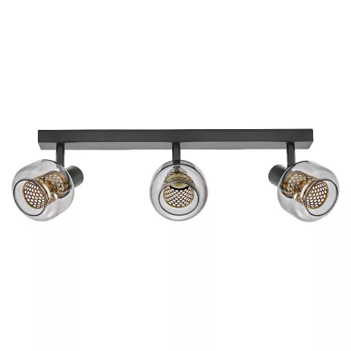 LED fali mennyezeti lámpa 3 pontos dekoratív dekoratív E14 8,4 W fekete LEDVANCE